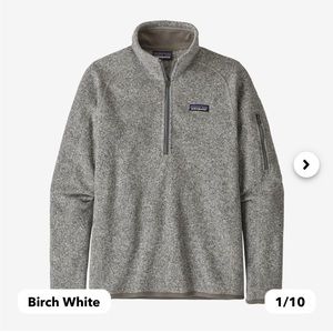 Patagonia Women’s Better Sweater 1/2 Zip Birch